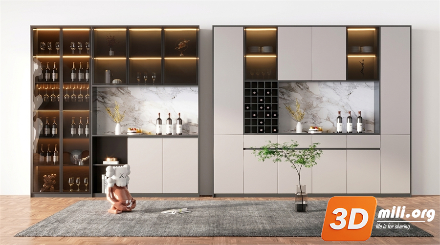 Wine cabinet Skp Files